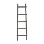 5 Step Grey Decorative Ladder Shelve