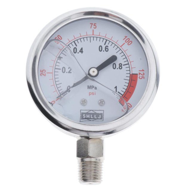 Fil Hydraulique Pneumatique à Pression Radiale YN-60 1/4G 0,6-3mpa, 1MPa