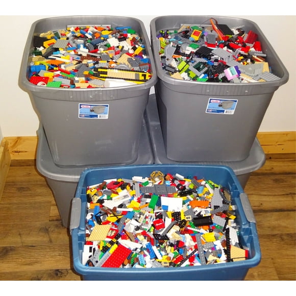 Bulk LEGO LOT- 10 pound box of Bricks, parts, Pieces, Tires, accessories 10 pounds LEGO
