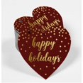 thumbnail image 2 of Inkdotpot Gold Foil Paper Hang Tag Happy Holiday Favor Tag 100 Pieces, 2 of 6