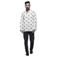 thumbnail image 1 of Atasi Kurta Décontractée Imprimée à Col Chinois Chemise Ethnique Kurta Courte pour Homme Tunique, 1 of 5