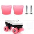 thumbnail image 1 of fastboy 2x Patins en Ligne Freins à Roulettes Bloc Antidérapant Butée de Sécurité Jelly Rose, 1 of 9