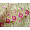 thumbnail image 4 of oneOone Silk Tabby Fabric Geometric Ikat Fabric Prints By Yard 42 Inch Wide, 4 of 4