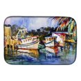 thumbnail image 1 of Carolines Treasures JMK1045DDM Fly Creek Fish Market Dish Drying Mat, 1 of 4