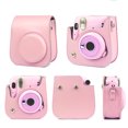 thumbnail image 4 of Mini Camera Case Bag, Fashional PU Leather With  Metal Adjusting Buckle, Simple And Beautiful PU Leather Bag, For  Mini 11 Camera, , Black,White,Blue,Pink,Purple, 4 of 8