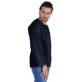 thumbnail image 3 of Atasi Kurta à Manches Longues pour Hommes en Coton Slub Uni à Col Rond Chemise Ethnique-6690, 3 of 7