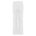thumbnail image 4 of Wensltd Jeans pour Femmes Taille Mi-Haute Extensibles à Enfiler Jeans à Jambe Grand Pantalons Évasés, 4 of 6