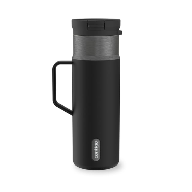 Contigo SnapSeal Travel Mug with Handle, 20 oz (591 ml), Leakproof Insulated Stainless Steel Tumbler for Hot Coffee & Tea, BPA & Lead-Free