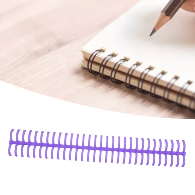10pcs Comb Binding Spines, Large Capacity Durable Book Part For Teacher Student Notebook File Making