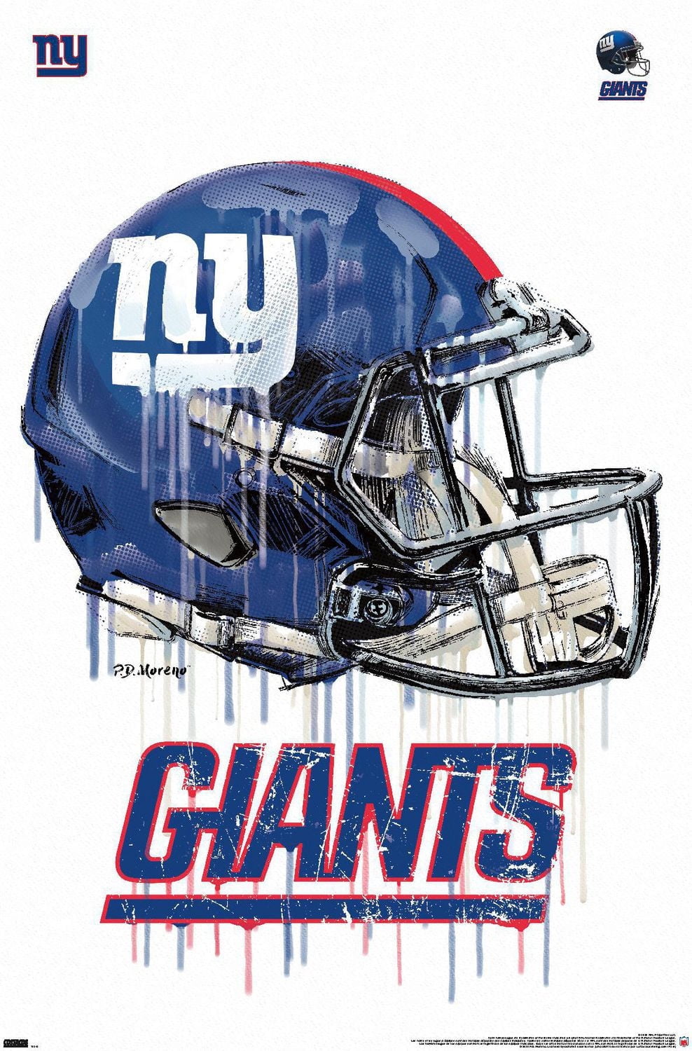 NFL New York Giants - Casque anti-goutte 20