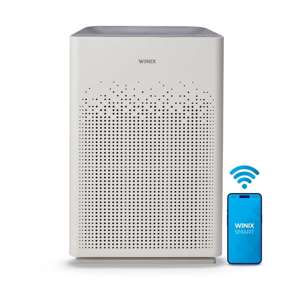 Winix AM90 Air Purifier for Home Large Room Up to 1790 Ft² in 1 Hr With Air Quality Monitor, True HEPA, Carbon Filter, Captures Pet Allergies, Smoke