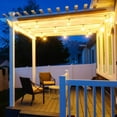 thumbnail image 4 of Globe Electric Monaco 25ft Indoor/Outdoor Plug-In String Light, Black Cord, M/F Plugs, Bulbs Included, 4 of 6