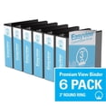 thumbnail image 1 of Davis Group, Easyview Premium, Round Ring, Customizable, View Binder, 6 Pack, 3", 1 of 3
