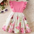 thumbnail image 3 of Robes pour Tout-Petites Fille Robe Fleurie Robe d'Anniversaire pour Filles Robe Chic Vêtements d'Été pour Filles 2-3 Ans, 3 of 8