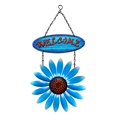 thumbnail image 4 of GROWTH TANK Hanging Flower Welcome Sign for Front Door Plaque Garden Holiday Decorative Blue, 4 of 9