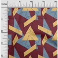 thumbnail image 1 of oneOone Viscose Jersey Fabric Rectangle & Triangle Geometric Print Fabric By Yard 60 Inch Wide, 1 of 5