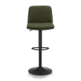 thumbnail image 3 of Bouclair Tabouret de Bar Réglable en Tissu Kaki et Métal, 3 of 10