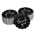thumbnail image 1 of Inkdotpot Real Silver Foil Thank You Bridal Shower Tags Favor Hang Paper Tags 100 Pieces, 1 of 6