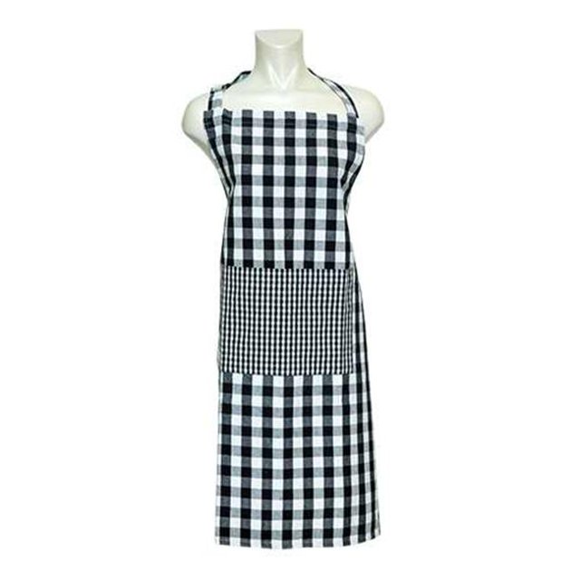 Mr. MJs Trading AG-37292 Kitchen Apron, Toro Black Check