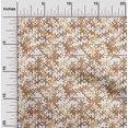 thumbnail image 2 of oneOone Silk Tabby Brown Fabric Abstracts Sewing Craft Projects Fabric Prints By Yard 42 Inch Wide, 2 of 4