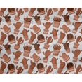thumbnail image 5 of oneOone Polyester Lycra Rust Brown Fabric Cactus Craft Projects Decor Fabric Printed By The Yard 56 Inch Wide, 5 of 5