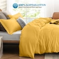 thumbnail image 3 of 900 TC 100% Egyptian Cotton Duvet Cover Zipper Closur Ultra Soft Durable and Fade Resistant Solid Pattern, 3 of 7
