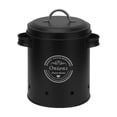 thumbnail image 2 of Metal Storage Bin, Vegetable Container, Potato Onion Garlic Organizer, Iron Kitchen Canister with Lid, 1-Piece, 2 of 6