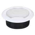 thumbnail image 1 of Unique Bargains 6 Inch Round Air Vent, Ceiling Diffuser Grill Cover ABS Louver Soffit Vent White, 1 of 5