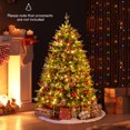 thumbnail image 2 of ： 
150CM Arbre de Noël Pointu, Sapin de Noël Artificiel avec 844 Branches et 250 Lumières, Base Stable Métallique et Contrôleur avec 11 Fonctions, Convient pour Maison, Boutique, Café, 2 of 10