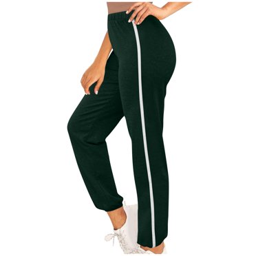 Cameland Jogging Pants for Women Casual Elastic Waist Sweatpants New High Waist Solid Running Gym Sports Trousers