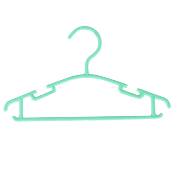 CJiaWei Kids Hanger Pants Clip Plastic Kids Hanger Drying Clothes Rack Baby Color Thickened Plastic Baby Hanger