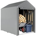 thumbnail image 1 of Outsunny 4 x 6ft Outdoor Storage Shed Tent for Motorcycle Bike Garden Tool, 1 of 9