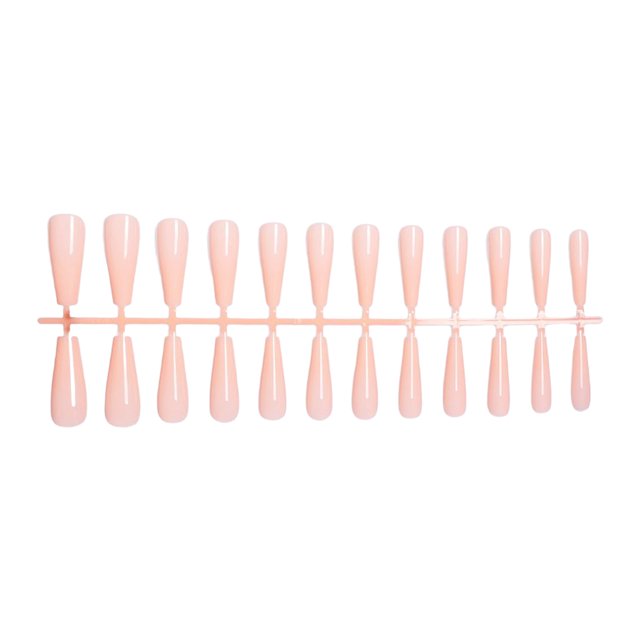 Fake Nail Set French Style Scratch Resistant Press-on Fingernails Full Cover Removable Trimble Adjustable Manicure Stickers Type 3