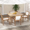 thumbnail image 4 of Costway Stackable Dining Chair Set of 2 with Wear-resistant Fabric & Breathable Backrest, 4 of 9
