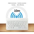 thumbnail image 1 of Electronic Slim Portable Mini Wireless Bluetooth Keyboard for Tablet Laptop Smartphone iPad 9.7/10.1 inch white, 1 of 8