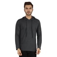thumbnail image 1 of Inkmeso Solid Winter Hooded Sweatshirt For Mens Long Sleeve Drawstring Pullover Hoodie, 1 of 7