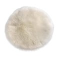 thumbnail image 2 of yuksok Coussin de Siège Rond Confortable pour Chaise Tapis pour Bébé avec Boucle Blanc 35 cm, 2 of 8