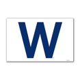 thumbnail image 1 of Fremont Die 2324569516 8 in. Chicago Cubs Car Style Magnet - W Design, 1 of 1