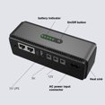 thumbnail image 4 of Graflsoa Dual-Port 8800mAh UPS Power Bank with 5V/9V/12V Output for Routers, Cameras, and Mobile Devices, Supports Simultaneous Charging and Usage, 18W Fast Charging, Overload Protection, 4 of 6