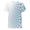 thumbnail image 3 of Birdeem T-Shirt Homme Impression Abstraite 3D Manches Courtes Col Rond Mode Décontracté Quotidien Vacances T-Shirt Haut Blouses, 3 of 5