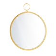 thumbnail image 1 of veasfak Miroir Rond Suspendu Cadre en Métal Miroir Décoratif Miroir de Coiffeuse Miroir de Maquillage m, 1 of 9