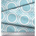 thumbnail image 3 of Soimoi Poly Georgette Fabric Floral Mandala Print Fabric by Yard 42 Inch Wide, 3 of 3