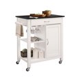 thumbnail image 2 of ACME Ottawa Kitchen Cart in Black & White, 2 of 2