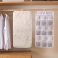 thumbnail image 4 of Amzcrzy Storage and Organization A Storage Non-Woven Double-Sided Storage Bag Washable Wardrobe Multi-Pocket Bra Hanging Bag Door Rear Socks Storage Bag Home Storage Organization and Storage, 4 of 5
