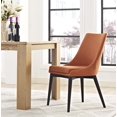 thumbnail image 4 of Modway Viscount Dining Chair, Modern Contemporary Rubberwood, Orange, 4 of 4