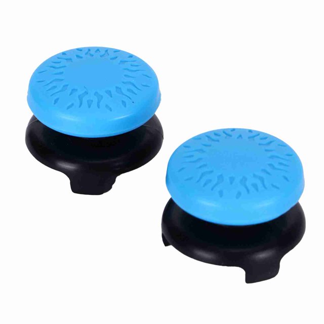 2Pcs Thumbstick Joystick Cover Controller Grip, Soft Silicone Key Cap for with Cool Texture Design Comfortable ABS Material 4 Colors