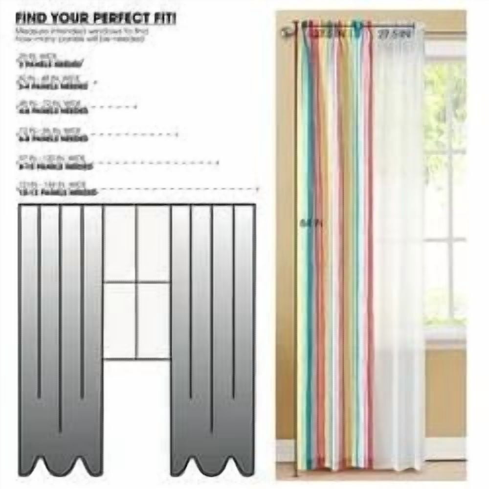 Your Zone 4 Piece Window Curtains Panel Set