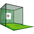 thumbnail image 1 of INTBUYING Portable Foldable Golf Hitting Cage Golf Training Golf Cage Hitting Net Golf Practice Network, 1 of 5