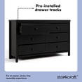 thumbnail image 4 of Storkcraft Alpine 6-Drawer Double Dresser, 4 of 11