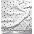 thumbnail image 1 of Soimoi Rayon Fabric Floral,Cross Bones & Skull Decor Fabric Printed Yard 56 Inch Wide, 1 of 3